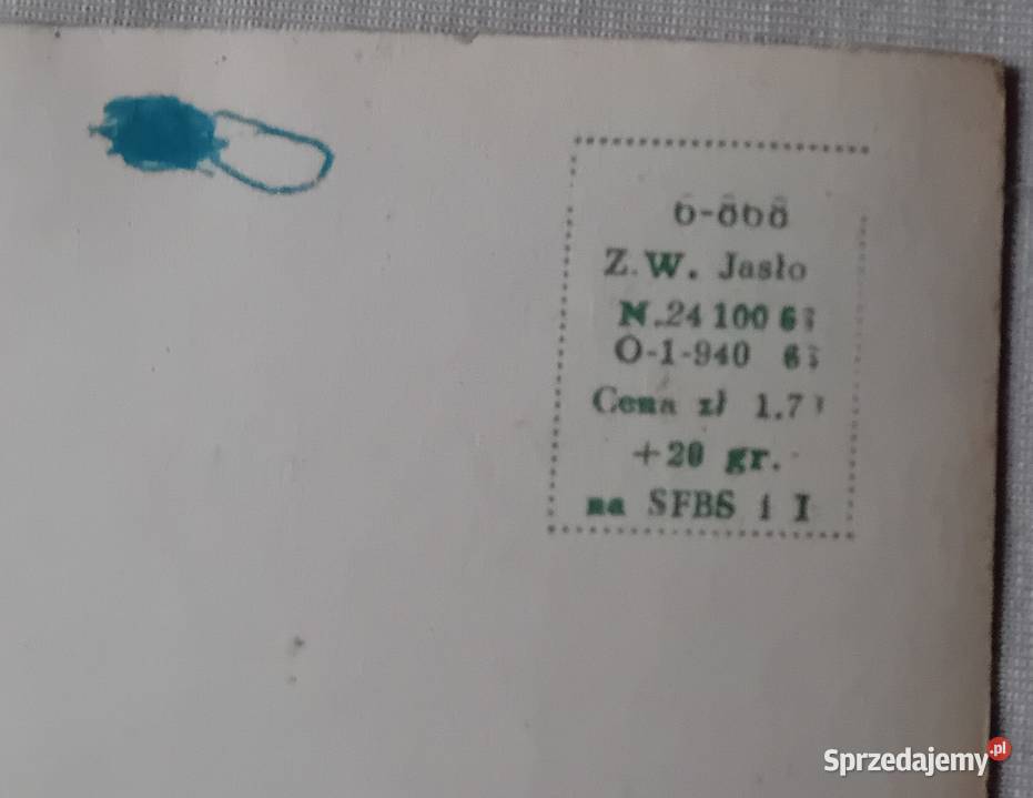 Pocztówka Wieliczka kopalnia soli fragment Koźminek