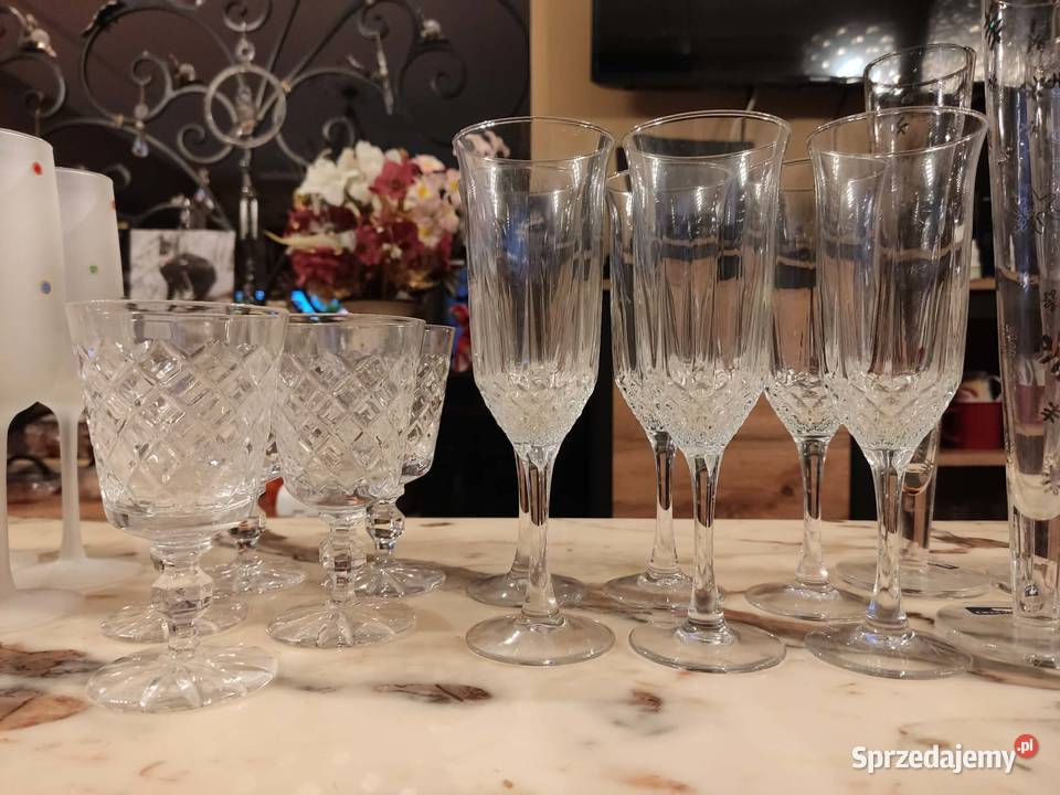 lampki kieliszki szkło krystał Gorzów Wielkopolski