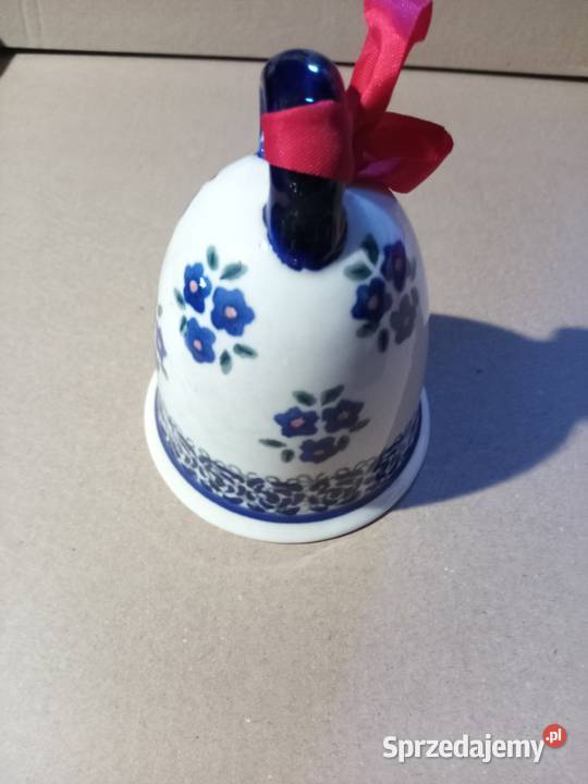 Stary ręcznie malowany ceramiczny dzwonek Świdnica sprzedam