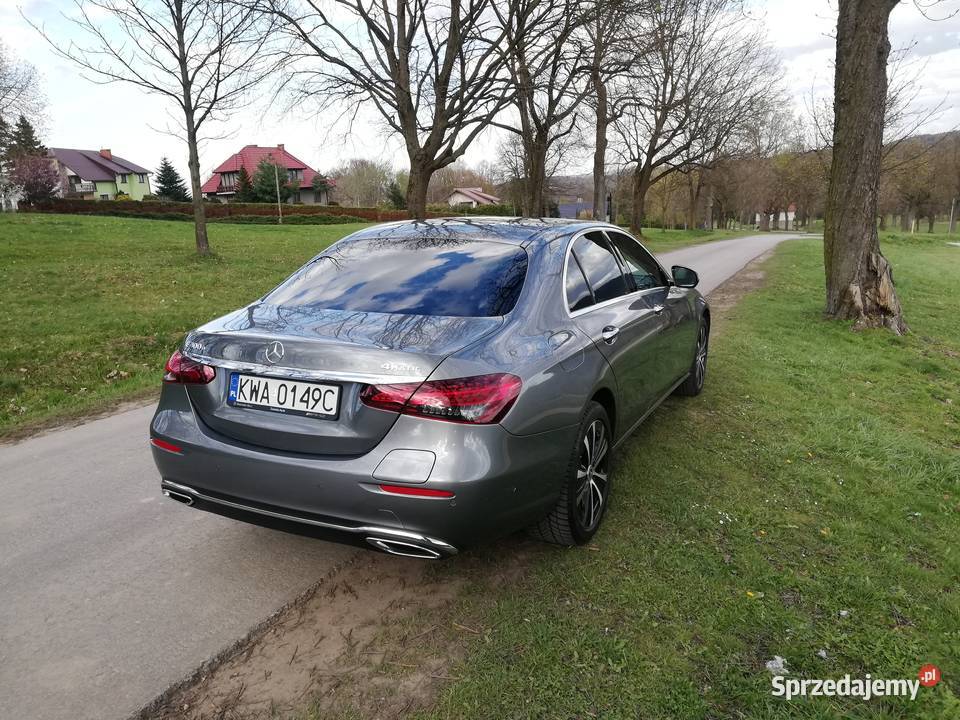 MercedesBenz E 300e 4 Matic Hybryda Plugin bluetooth Motoryzacja małopolskie Kalwaria Zebrzydowska