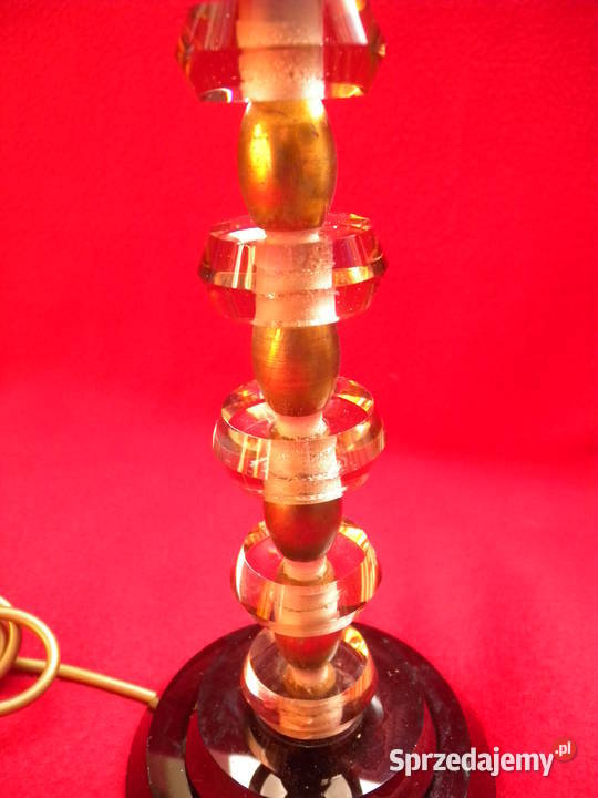 Lampa stołowa kryształowa