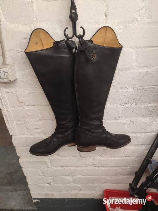 Buty jeździeckie Loesdau Porto Jump Soft lakier Krośniewice