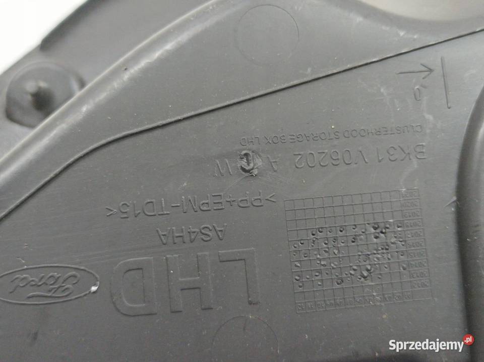 SCHOWEK KIESZEŃ BK31V06202AC Ford Transit VII Schowki, półki