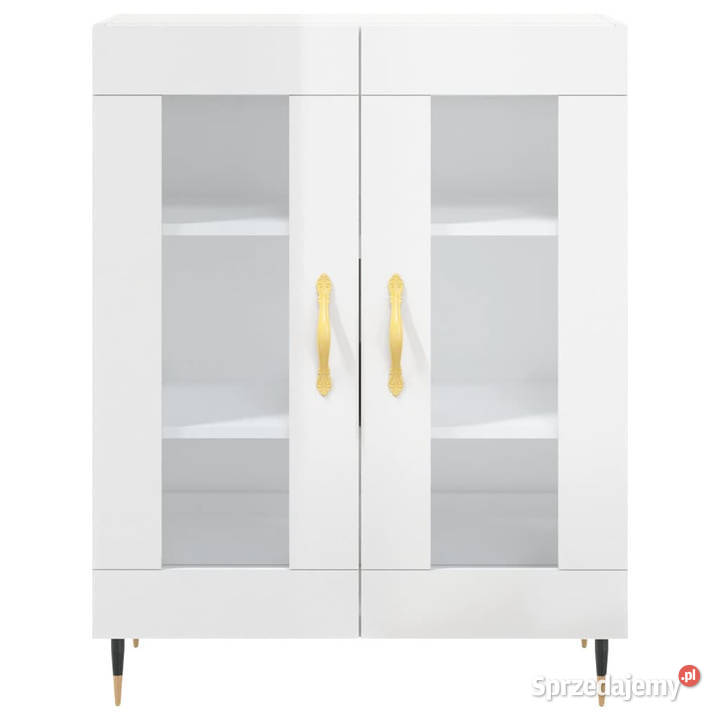 Szafka biała połysk 695x34x90 materiał Szafki