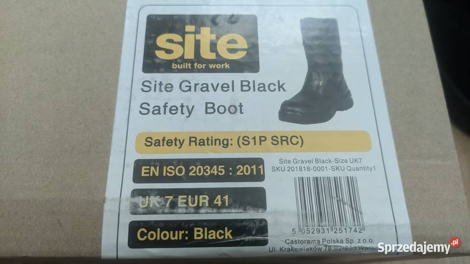 Buty robocze Site Gravel rozmiar 42 nowe Ciężkowice