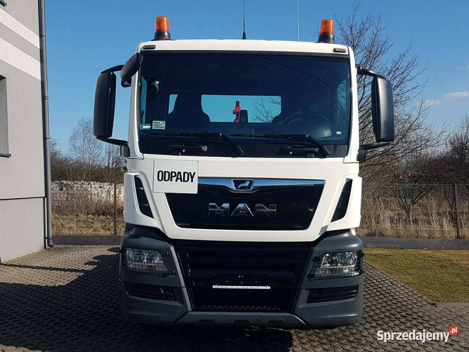 MAN TGS 26430 3 OSIE HAKOWIEC MULTILIFT OPTIMA wspomaganie kierownicy Poręba