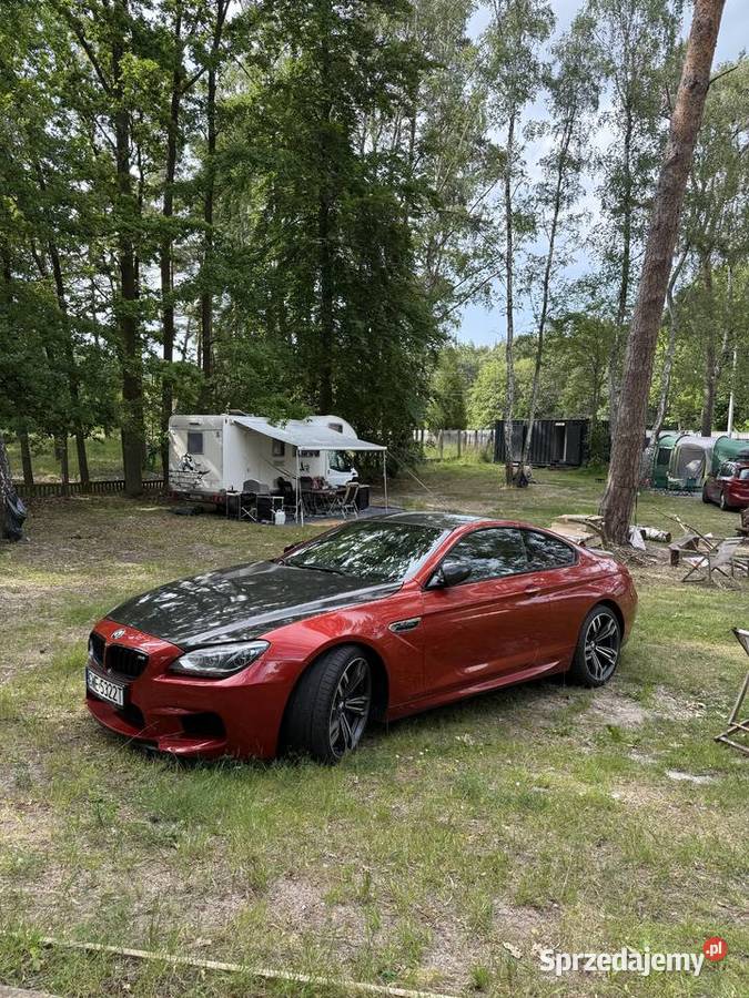 BMW M6 F13 Sakhir Orange Czarna skóra Super stan Kębłowo