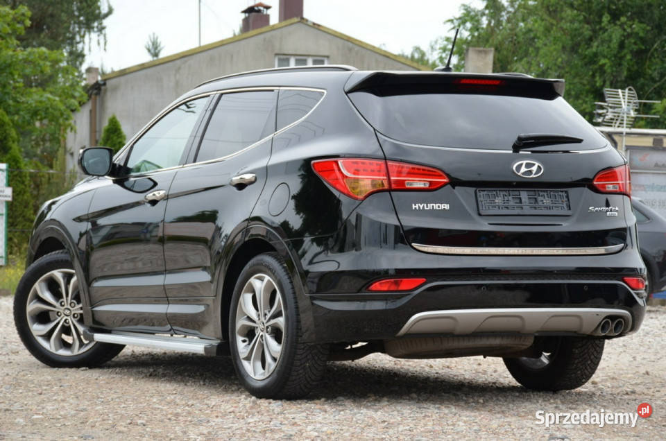 Hyundai Santa Fe Czarne 22CRDI 197 Serwis Kutno