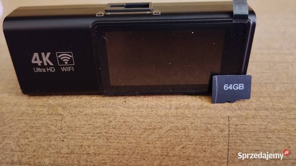 Kamera samochodowa Dash Cam 4k WiFi przód i tył Posługowo