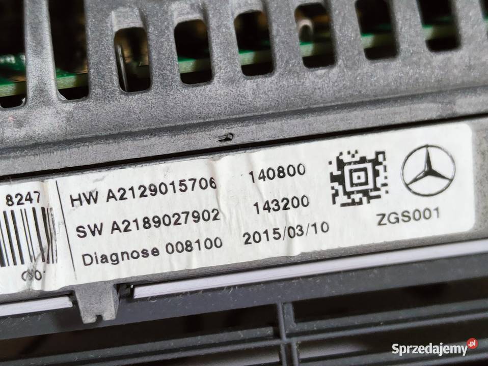 Ekran Wyświetlacz Radia Nawigacji Mercedes osobowe Pleszew