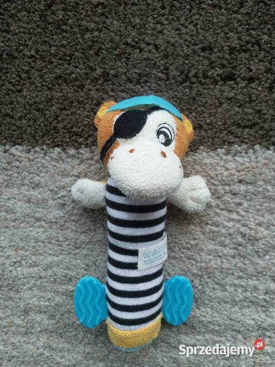 Pluszowa zabawka piszcząca pirat małpka CANPOL Gdańsk