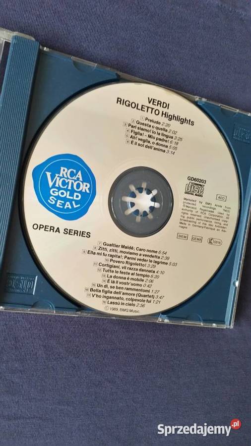 VERDI Rigoletto 1963 BMG Merrill Moffo Solti