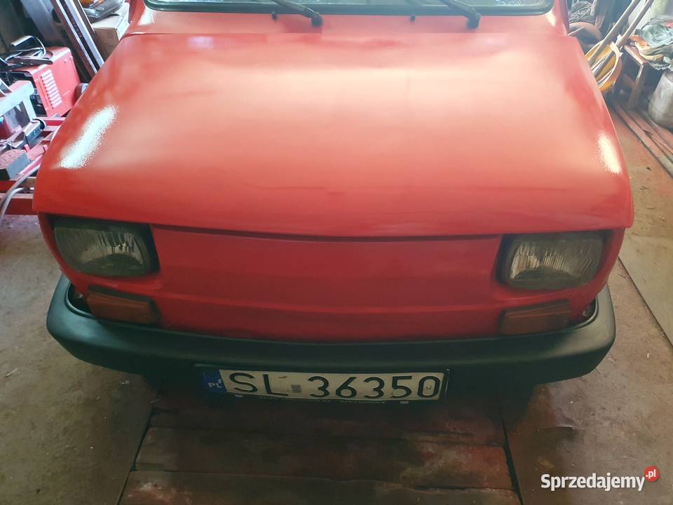 Fiat 126 czerwony maluch