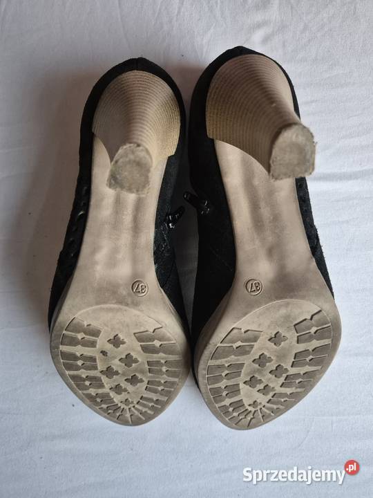 Botki damskie na obcasie rozmiar 37 Brzesko