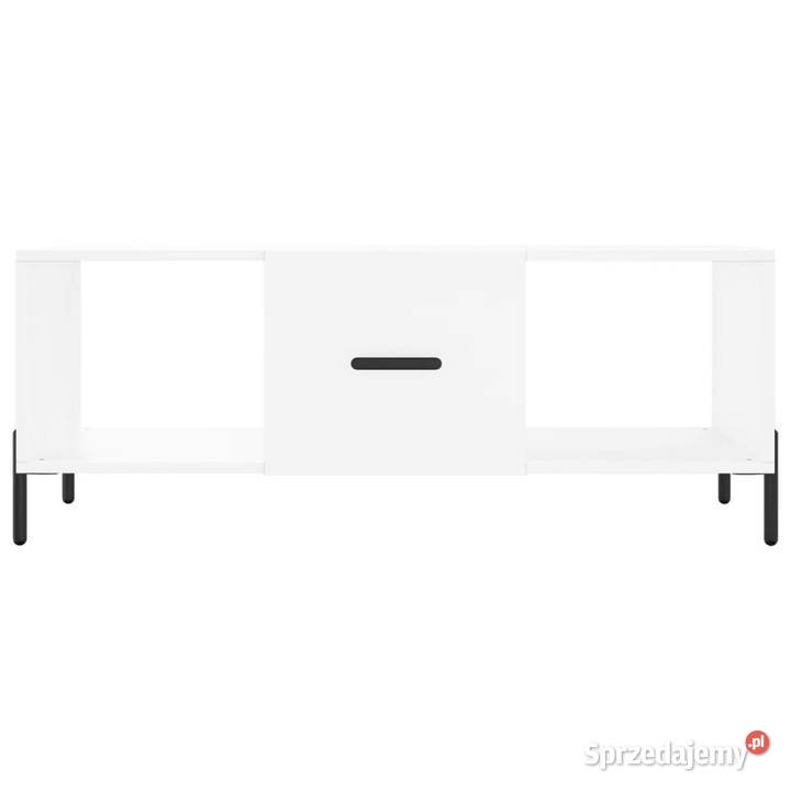Stolik kawowy biały 102x50x40 materiał Warszawa