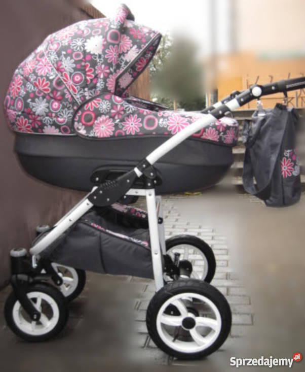 Wózek Zippy Lux 3w1 kwiaty Łódź