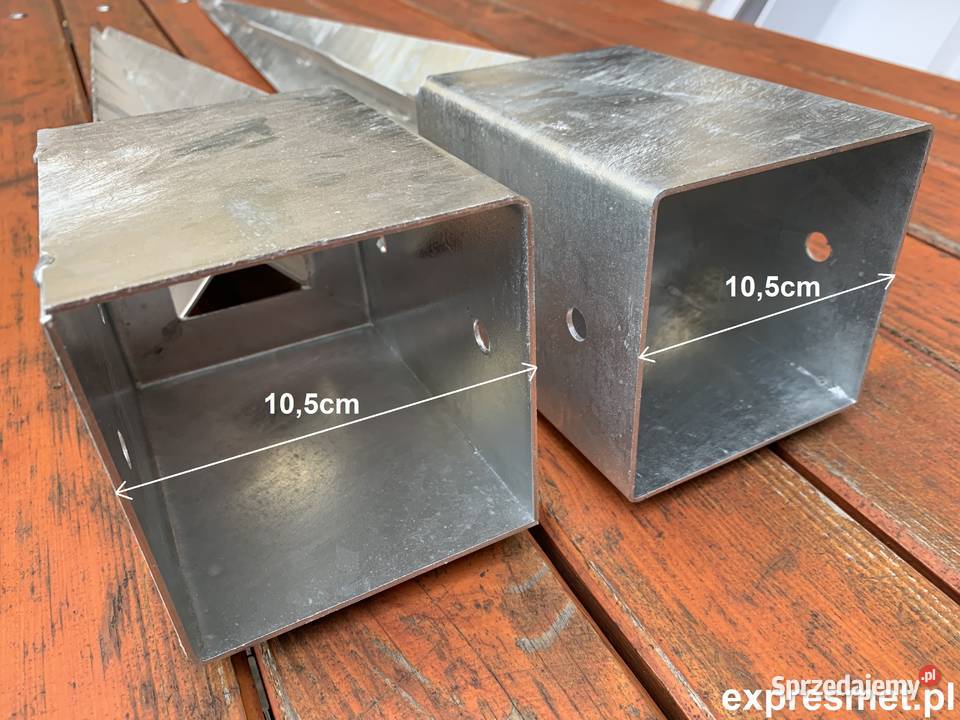 PODSTAWA SŁUPA Kotwa Wbijana 100x100x750mm Rzeszotary