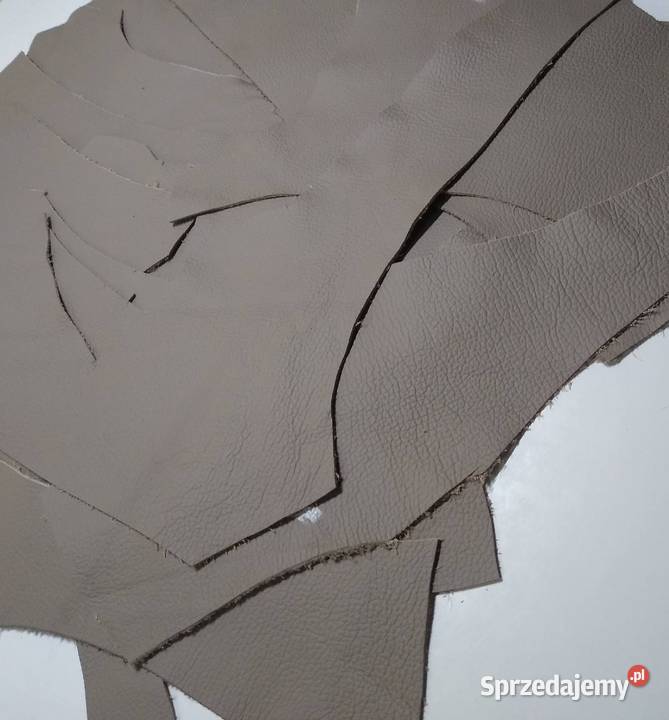 Skóra Licowa Włoska Czerwony Cienka Odcień Beżu Gdańsk