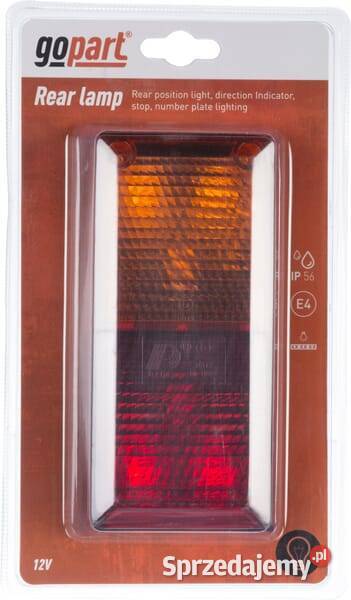 Lampa tylna zespolona prostokątna 1224V LA45032 Kamionna sprzedam