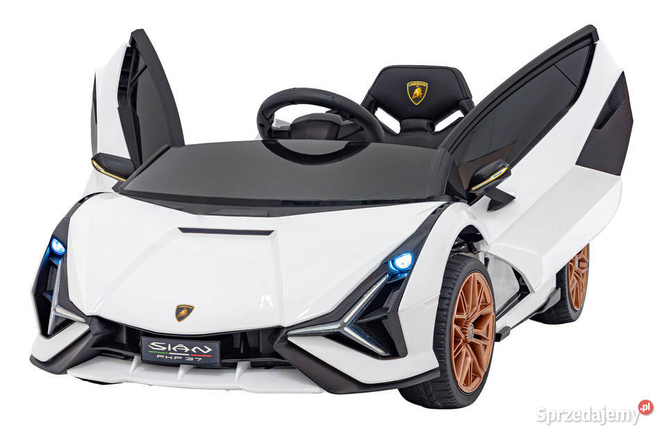 Lamborghini SIAN Białe Auto na Akumulator 12V 4