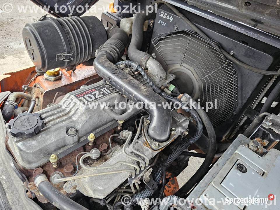 Wózek widłowy TOYOTA 7FDF20 triplex 2500 TOYOTA diesel Wózki widłowe Wadowice