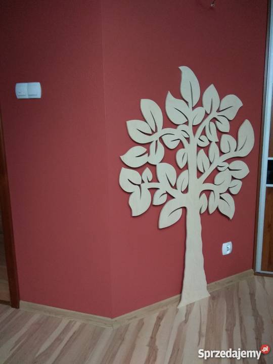 Duże drzewko drzewo ozdoba ażur wycinanka