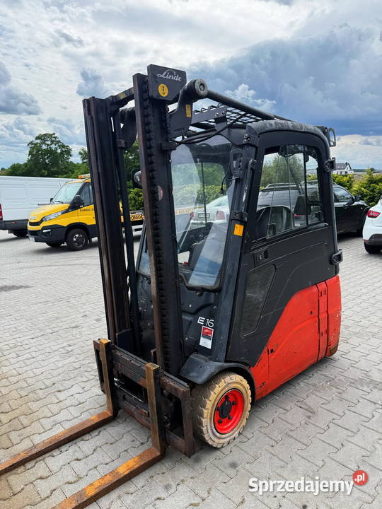 wózek widłowy elektryczny LINDE E16 1600 315m Działoszyn sprzedam