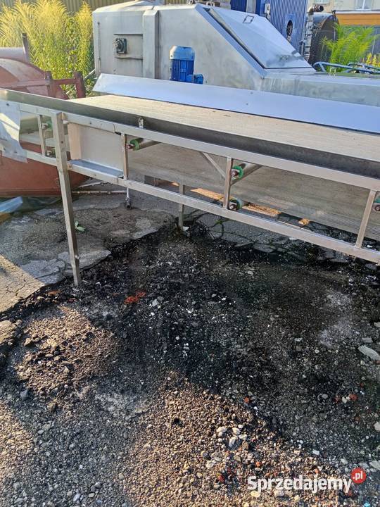 Taśmociąg spożywczy 67 m x 11 m przenośnik Zamość