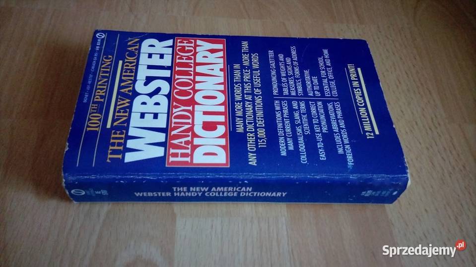 The American Webster Handy College Dictionary Poznań
