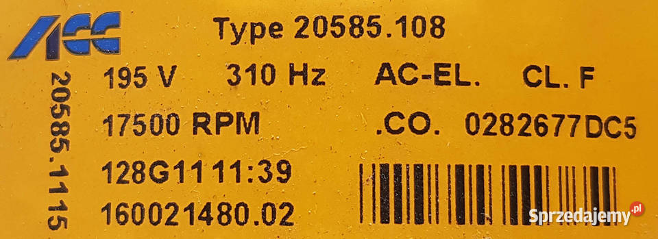 Silnik ACC 20585108 do pralki Ariston Hotpoint Legnica