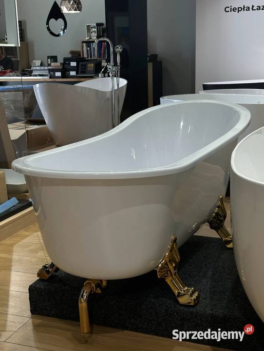 Wanna wolnostojąca Besco Olaya 160x68 łapy złote Bydgoszcz