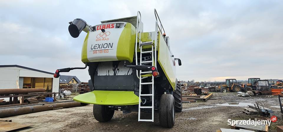 CLAAS LEXION 570 APS HYBRID 2010 heder V750 Pobiedziska