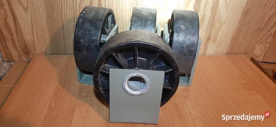 Komplet 4 kół fi 200 do wózka regału Granowo