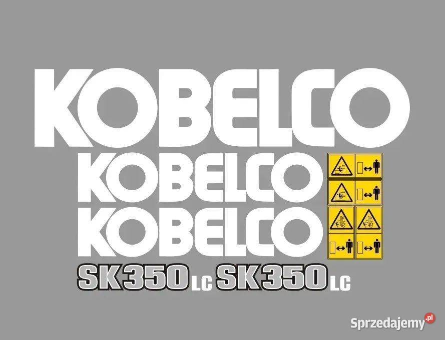 Naklejki oklejenie naklejka KOBELCO SK350LC Karoseria
