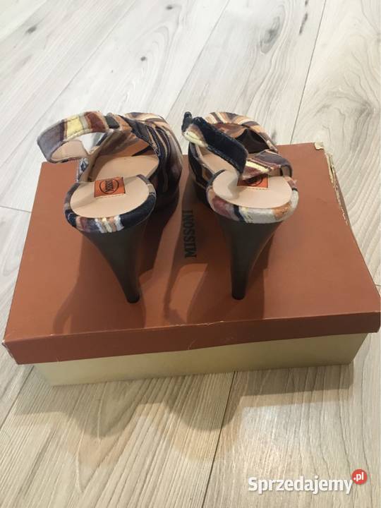 Sandałki damskie na obcasie Missoni 40 Skawina