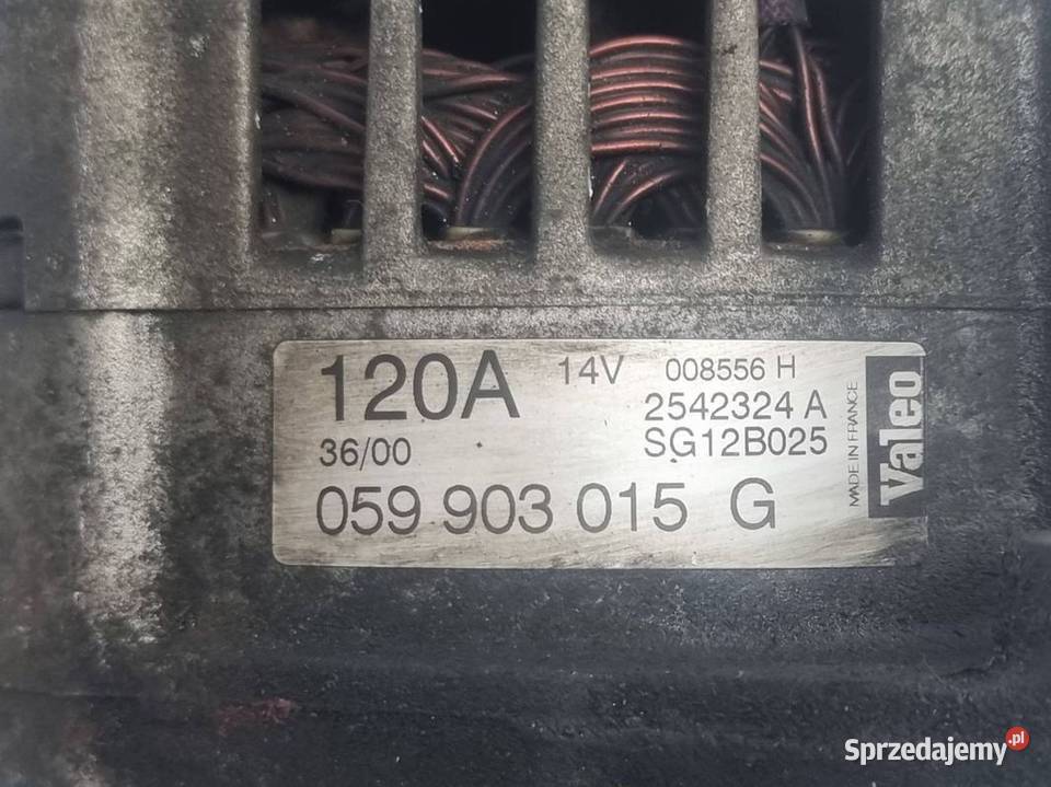 ALTERNATOR AUDI A4 B5 059903015G Lipno