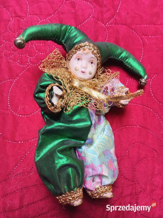 Stara lalka ARLEKIN Świdnica