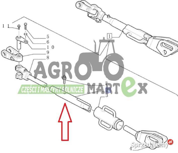 87380370 NAKRĘTKA RZYMSKA CNH Wichrów