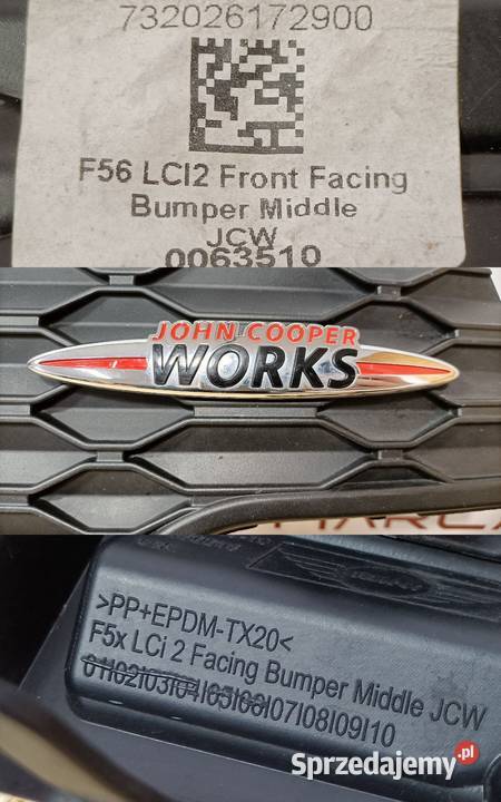 MINI COOPER F57 F55 F56 LCI JCW KRATKA GRILL Pleszew