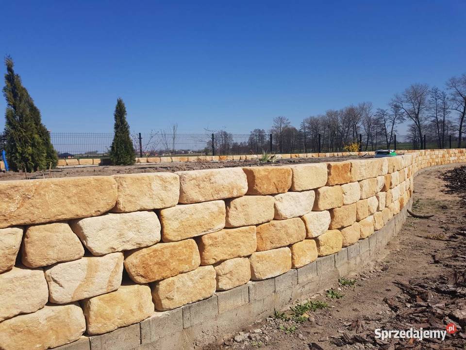 Kamień murowy ogrodowy postarzany na ogrodzenia łódzkie Wielgomłyny