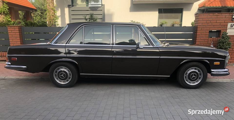 Mercedes W108 45V8 klima Zołte tablice wielkopolskie