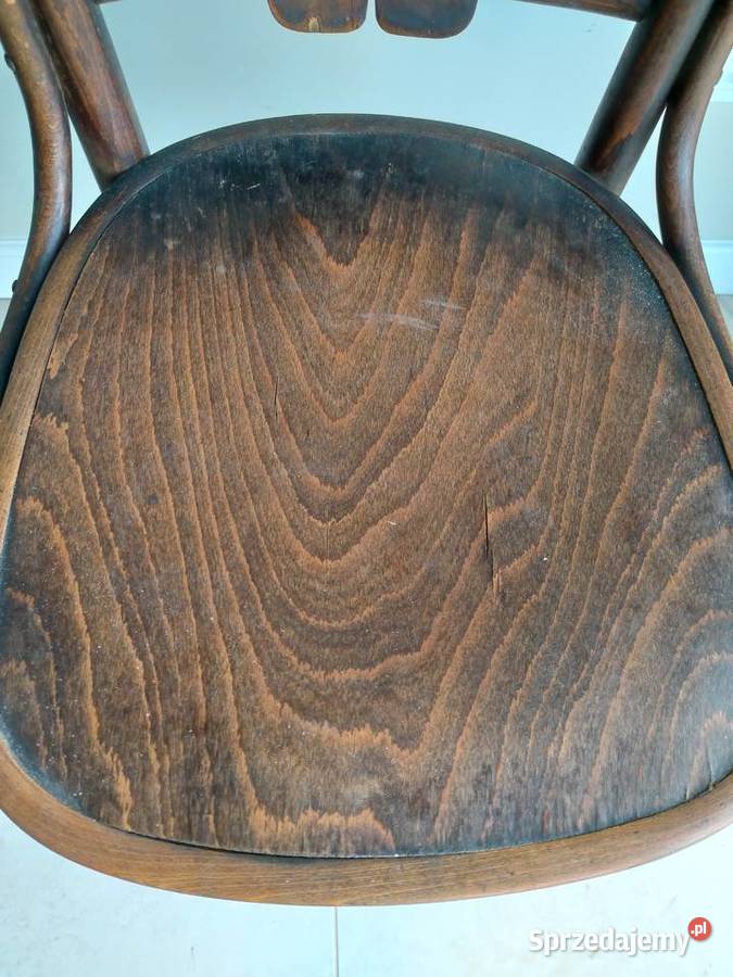 Secesyjne sygnowane krzesła gięte Thonet 1910 r Bytom sprzedam