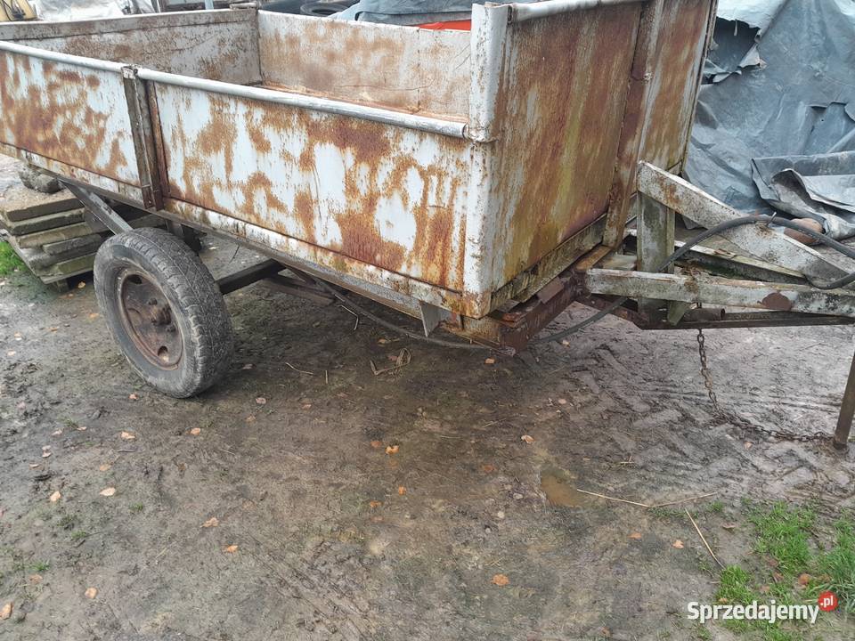 Przyczepa wywrotka nieuszkodzony Uszew