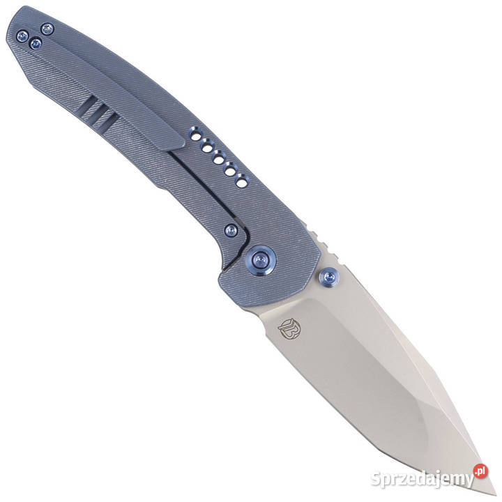 Nóż składany WE Knife Trogon Blue Titanium