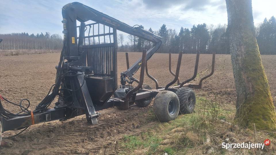 Przyczepa lesna zrywkowa Palms 525 8 ton 2x25 m Orneta sprzedam