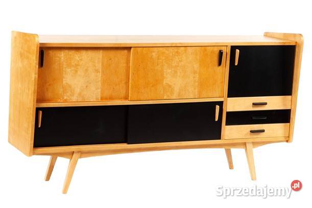 Komplet mebli z 1962 r Kredens Barek Komoda Gdańsk