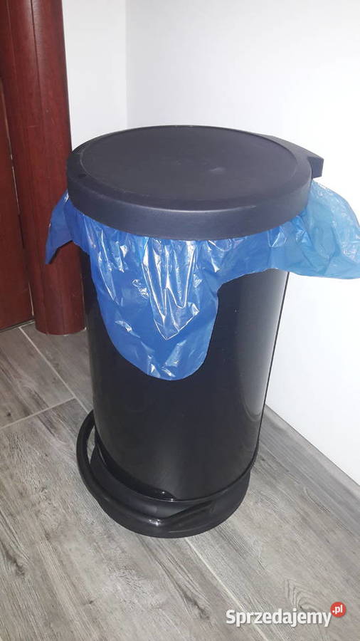 Kosz na odpady śmieci okrągły uchylny pedałowy Głuchołazy