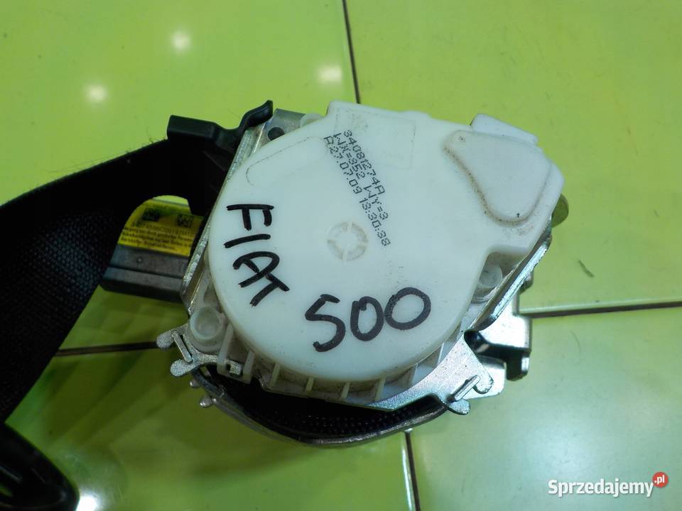 FIAT 500 09 B 12r 3D pas bezpieczenstwa prawy osobowe Suków