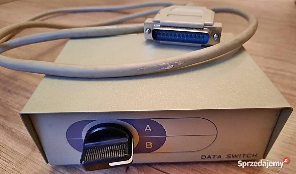 Przełącznik drukarek 21 Data Switch z kablem Ostrów Wielkopolski sprzedam