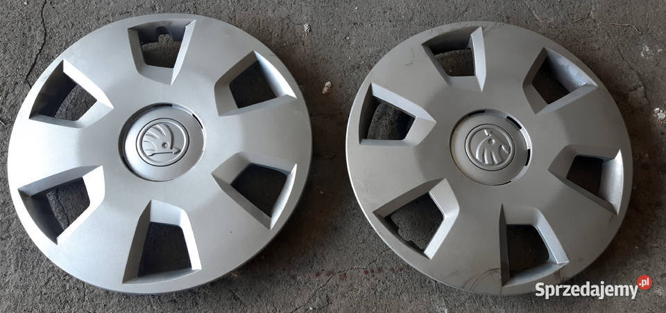 2 kołpaki Skoda 15 oryginalne Ełk